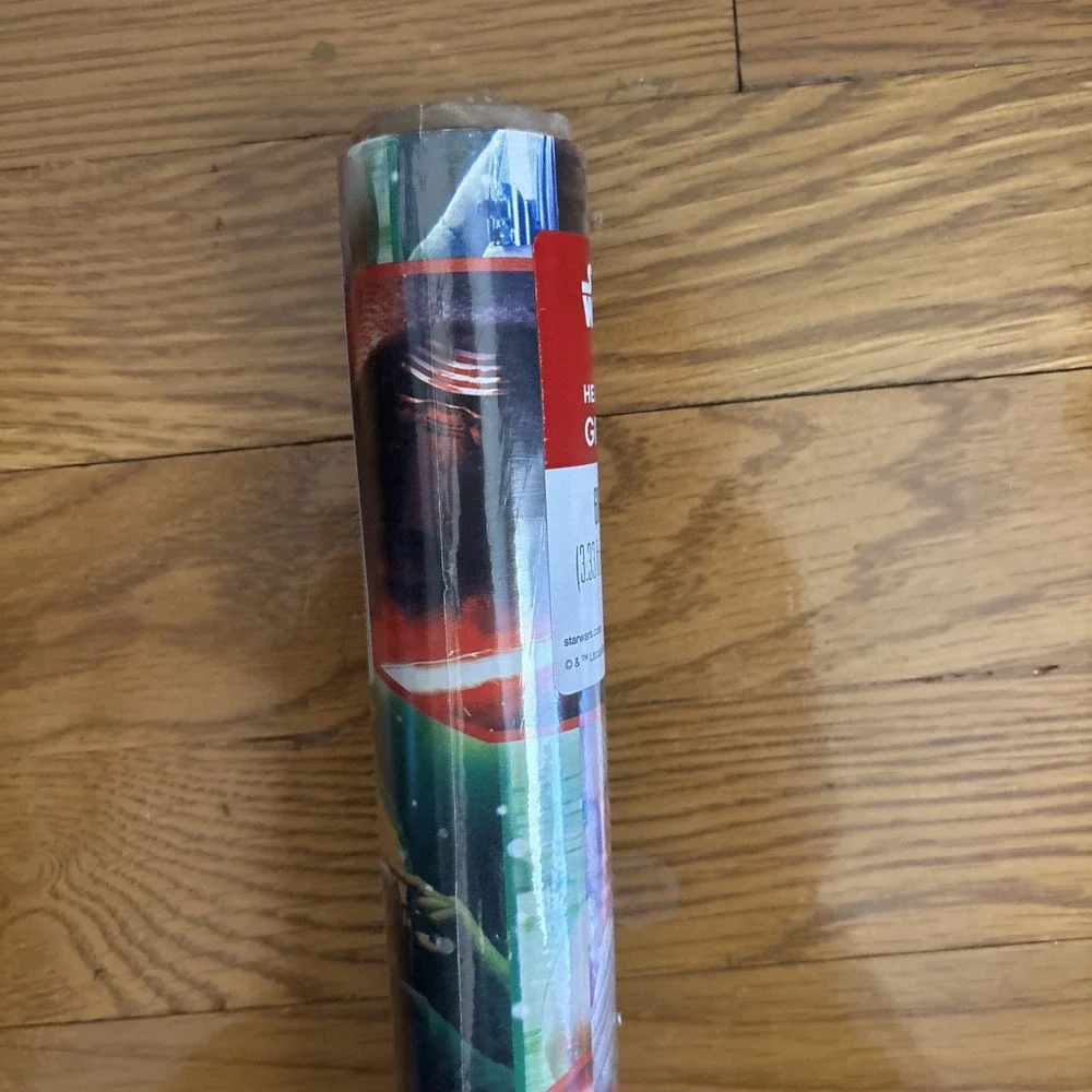 Star Wars The Force Awakens XMAS Wrapping Paper American Greetings 2015 NWT NOS